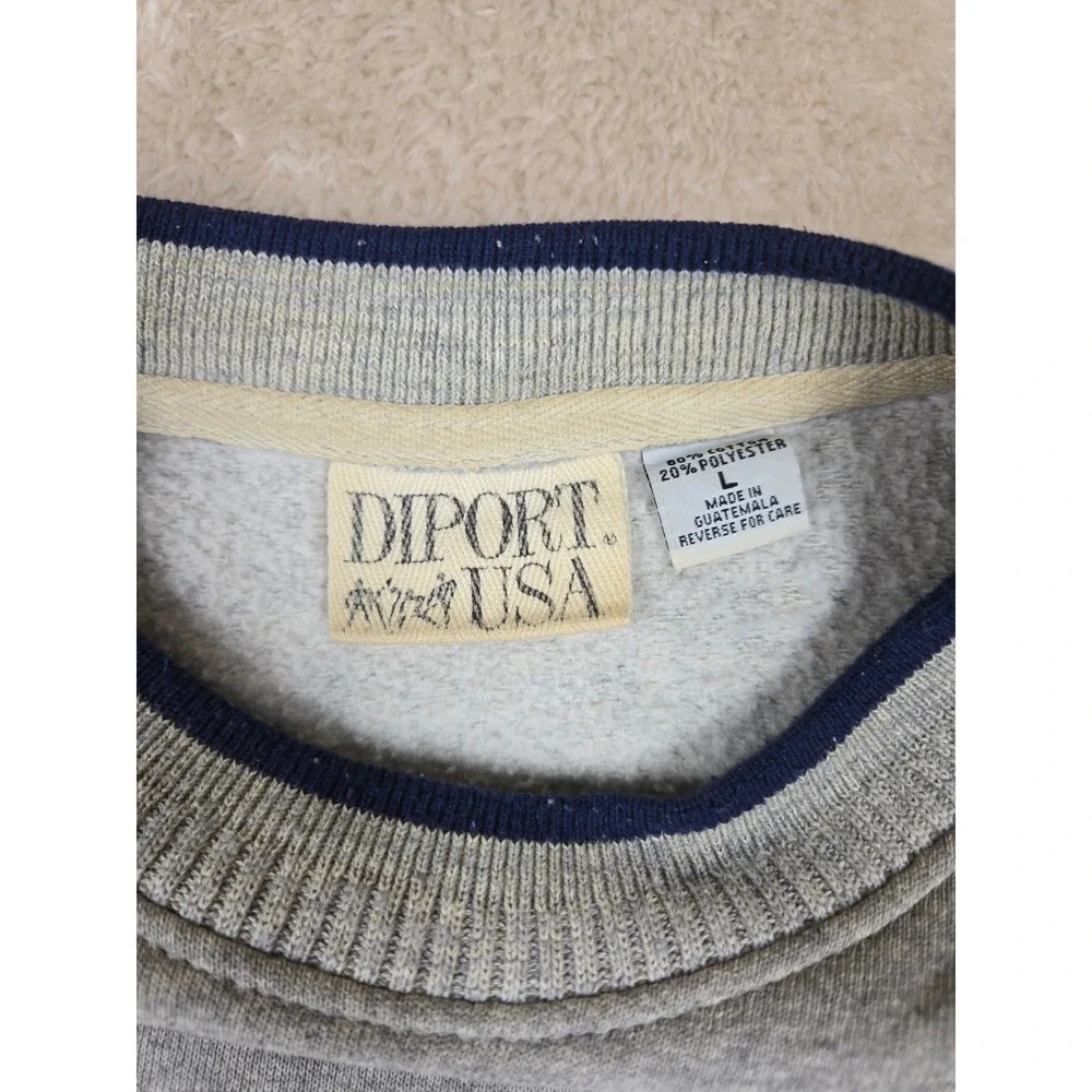 Vintage Diport San Francisco California USA Flag Graphic Sweatshirt Men's Size L